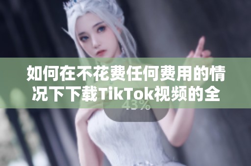 如何在不花费任何费用的情况下下载TikTok视频的全面指南
