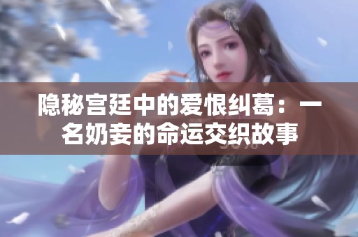 隐秘宫廷中的爱恨纠葛：一名奶妾的命运交织故事