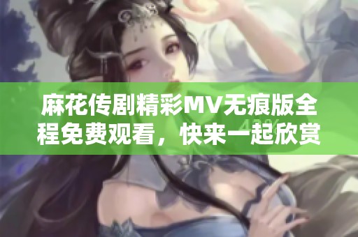 麻花传剧精彩MV无痕版全程免费观看，快来一起欣赏吧