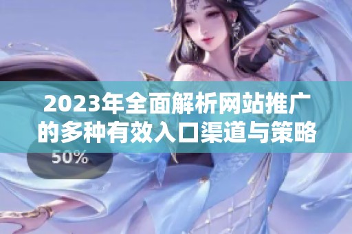 2023年全面解析网站推广的多种有效入口渠道与策略