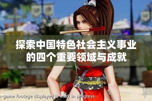 探索中国特色社会主义事业的四个重要领域与成就
