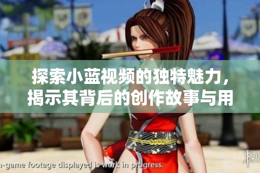 探索小蓝视频的独特魅力，揭示其背后的创作故事与用户体验