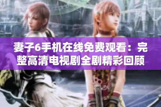 妻子6手机在线免费观看：完整高清电视剧全剧精彩回顾与分析