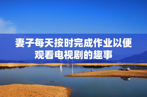 妻子每天按时完成作业以便观看电视剧的趣事