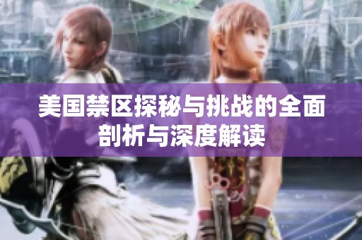 美国禁区探秘与挑战的全面剖析与深度解读