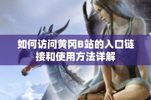 如何访问黄冈B站的入口链接和使用方法详解