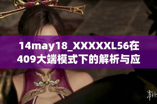 14may18_XXXXXL56在409大端模式下的解析与应用探讨