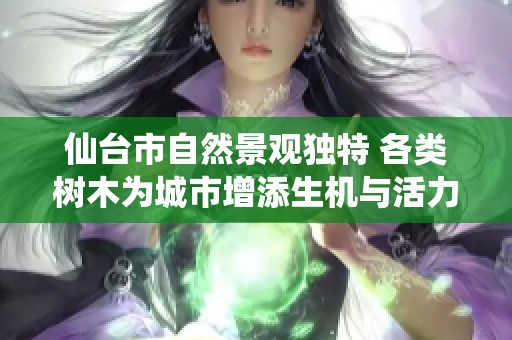仙台市自然景观独特 各类树木为城市增添生机与活力