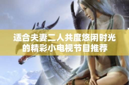 适合夫妻二人共度悠闲时光的精彩小电视节目推荐