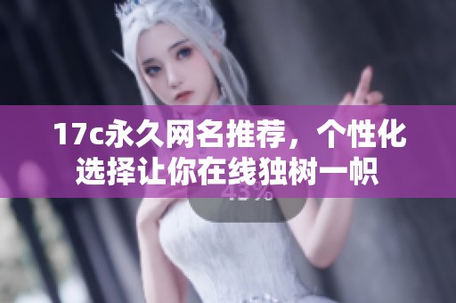 17c永久网名推荐，个性化选择让你在线独树一帜