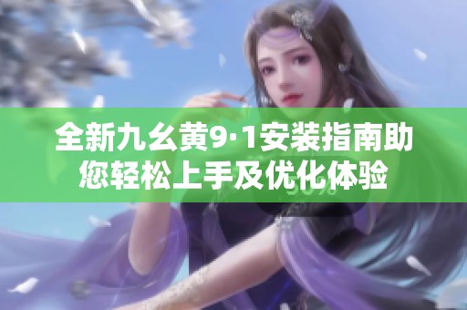 全新九幺黄9·1安装指南助您轻松上手及优化体验