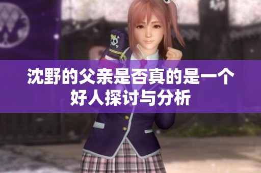 沈野的父亲是否真的是一个好人探讨与分析