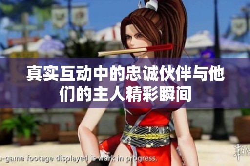 真实互动中的忠诚伙伴与他们的主人精彩瞬间