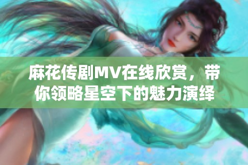 麻花传剧MV在线欣赏，带你领略星空下的魅力演绎