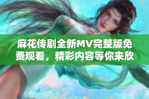麻花传剧全新MV完整版免费观看，精彩内容等你来欣赏！