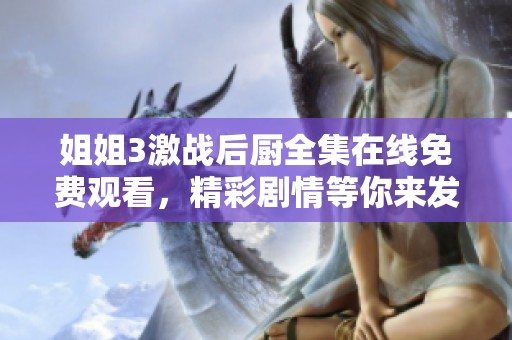 姐姐3激战后厨全集在线免费观看，精彩剧情等你来发现