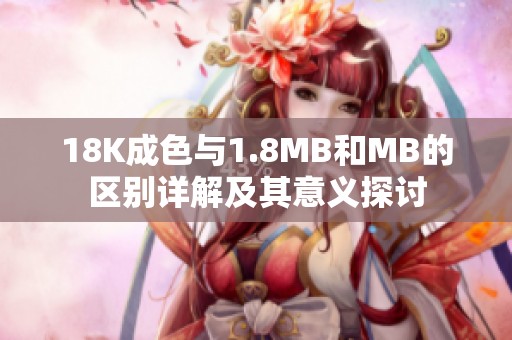 18K成色与1.8MB和MB的区别详解及其意义探讨