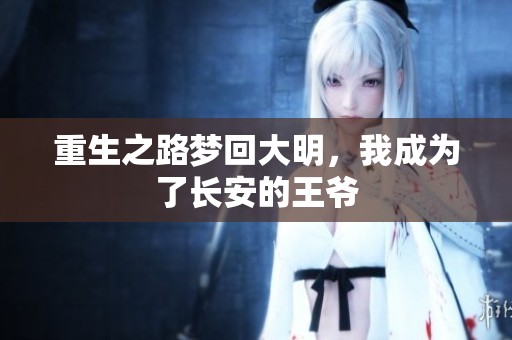 重生之路梦回大明，我成为了长安的王爷