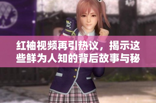 红袖视频再引热议，揭示这些鲜为人知的背后故事与秘密