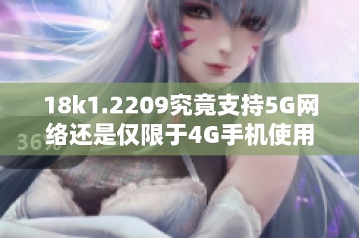 18k1.2209究竟支持5G网络还是仅限于4G手机使用
