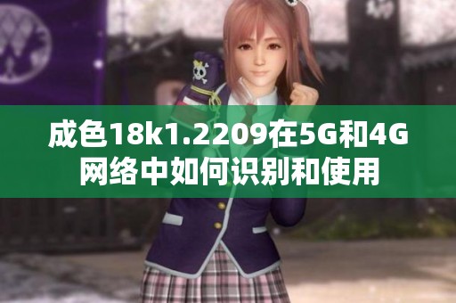 成色18k1.2209在5G和4G网络中如何识别和使用