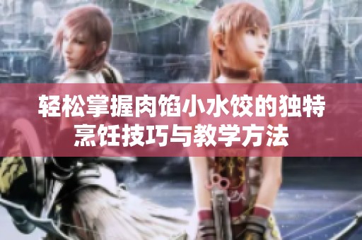 轻松掌握肉馅小水饺的独特烹饪技巧与教学方法
